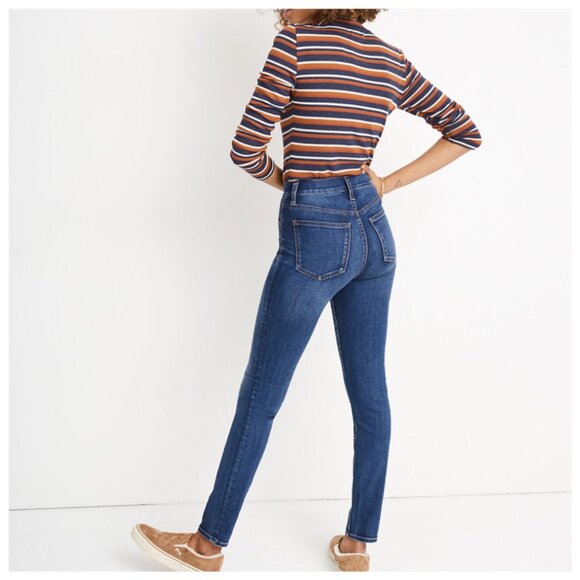 Madewell 10" High-Rise Skinny Jeans in Tarren Wash, 27 T - Picture 9 of 9